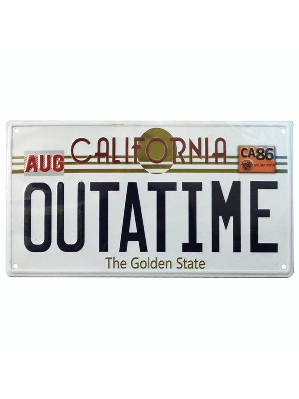FaNaTtik - Back To The Future Replica Number Plate Tin Sign