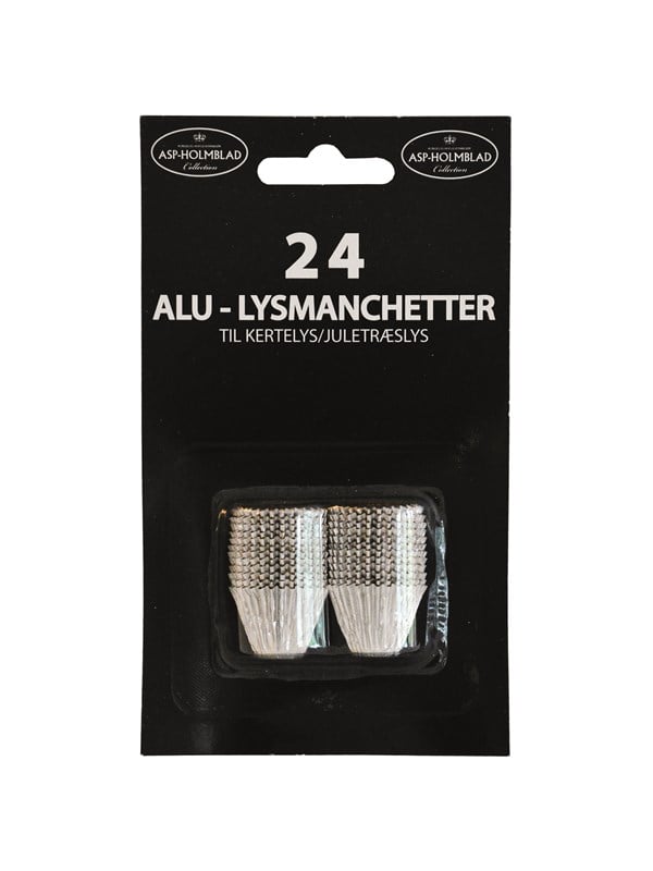 Asp-Holmblad Alumanchet Silver/Guld