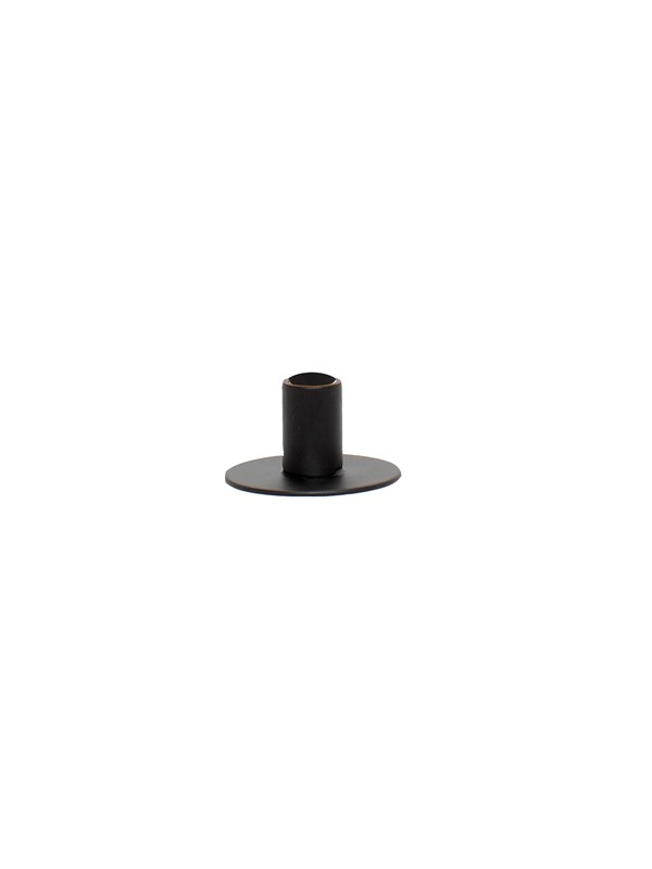 Asp-Holmblad Metallljusstake svart