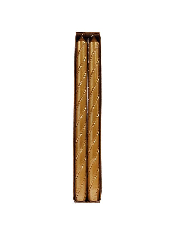 Asp-Holmblad Antikljus Metallic Gold