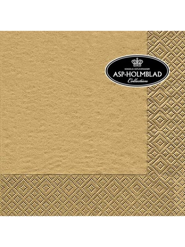 Asp-Holmblad Servetter Gold
