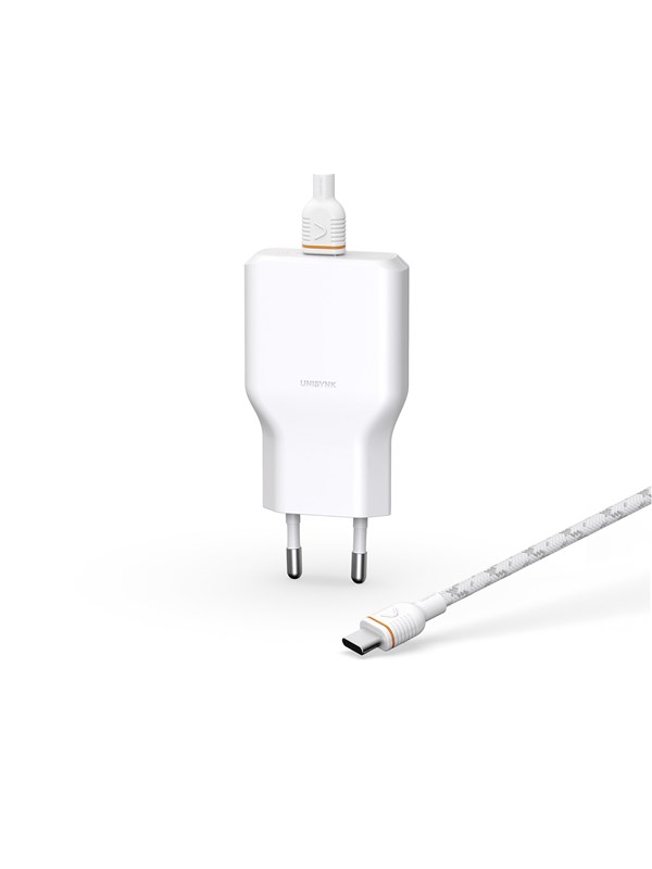 Unisynk USB-C Charger Kit DP 36W Slim - White