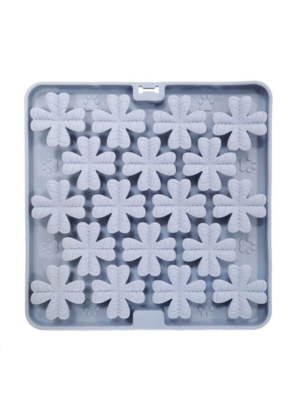 Nordic Paws - Lickmat Flower - Grey - 20x20cm