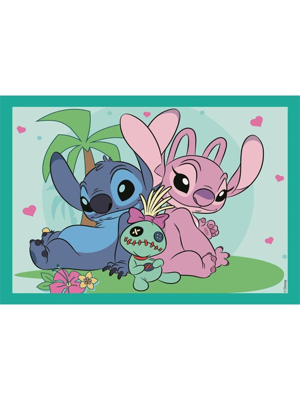 Clementoni Super Color Jigsaw Puzzle 4in1 Stitch Golv