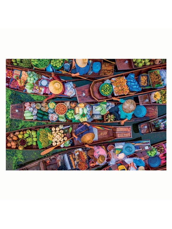 Clementoni Puzzle Floating Thai Market 1000pcs. Golv