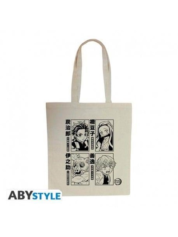 ABYstyle - DEMON SLAYER Tote Bag Tanjiro Nezuko Zenitsu & Inosuke S2
