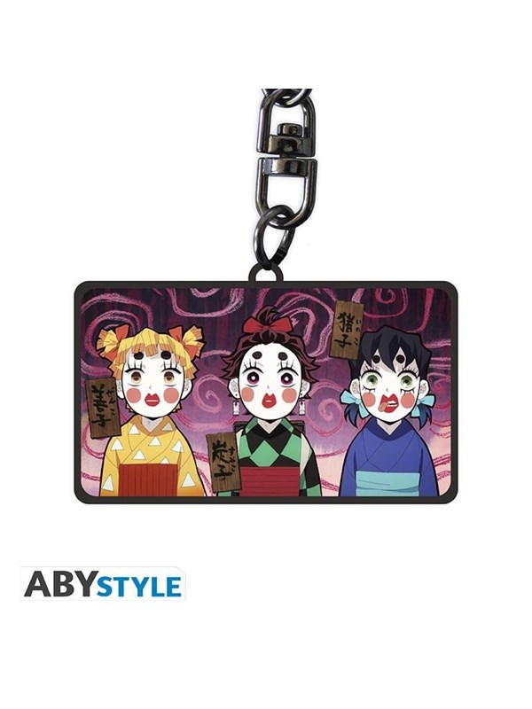 ABYstyle - DEMON SLAYER - Keychain Sumiko Zenko & Inoko - Nyckelring