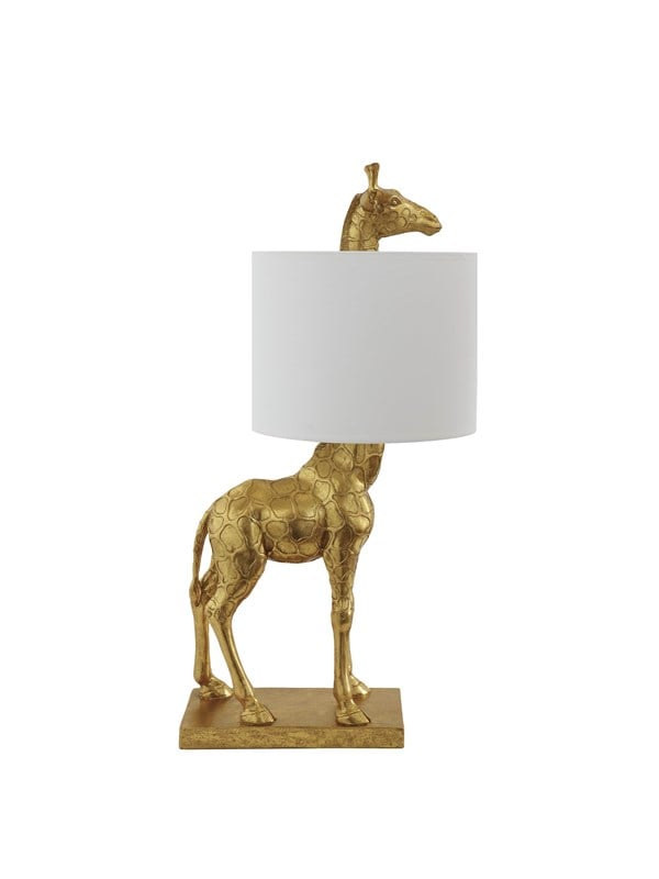 Creative Collection Silas Bordslampa, Guld, Polyresin