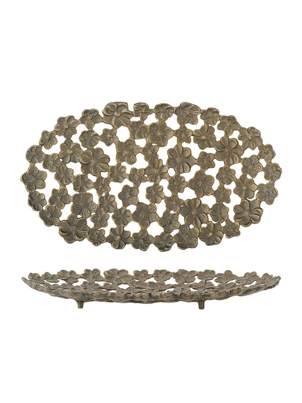 Produktfoto för Bloomingville Micha dekorationsbricka 25x43,5 cm Guld