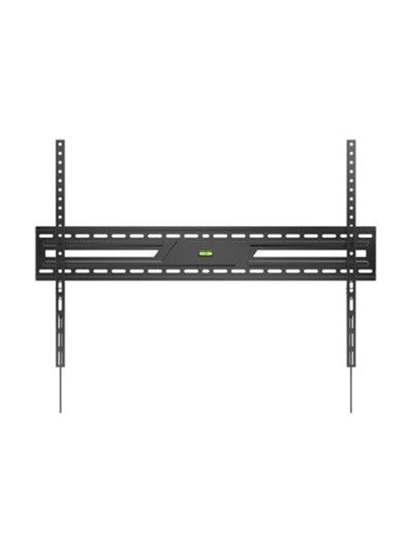 Deltaco mounting kit - for curved / flat panel - heavy-duty.75 kg fixed - black - Max 75 kg - recommended for 100"