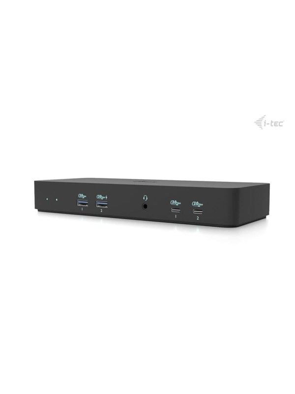 I-Tec Intelligent Triple Display Docking Station - USB-C / USB4 / Thunderbolt 3 / Thunderbolt 4 / Thunderbolt 5 - HDMI 2 x DP - 1GbE