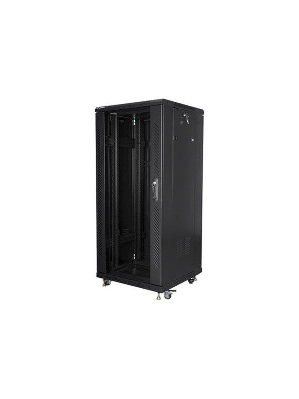 Lanberg FF01 series - rack - 600 x 600 flat pack - 27U