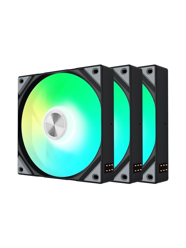 Tryx ROTA SL ARGB (3-pack) - Chassi fläkt - 120mm - Svart med RGB LED