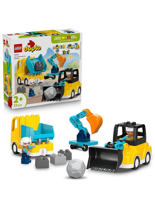LEGO DUPLO 10475 3 i 1 Byggfordon
