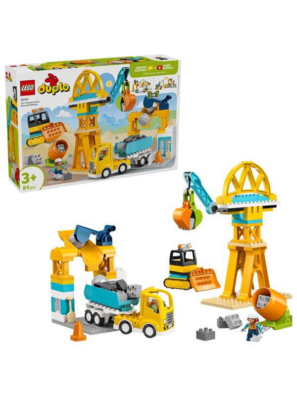LEGO DUPLO 10476 3 i 1 Byggarbetsplats och fordon - SEK 629 - Spara 21%