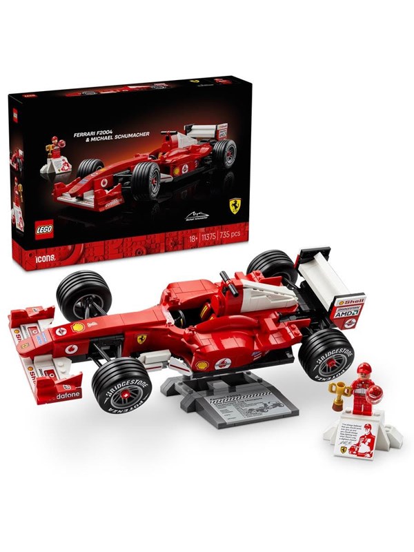 LEGO Icons 11375 Ferrari F2004 & Michael Schumacher
