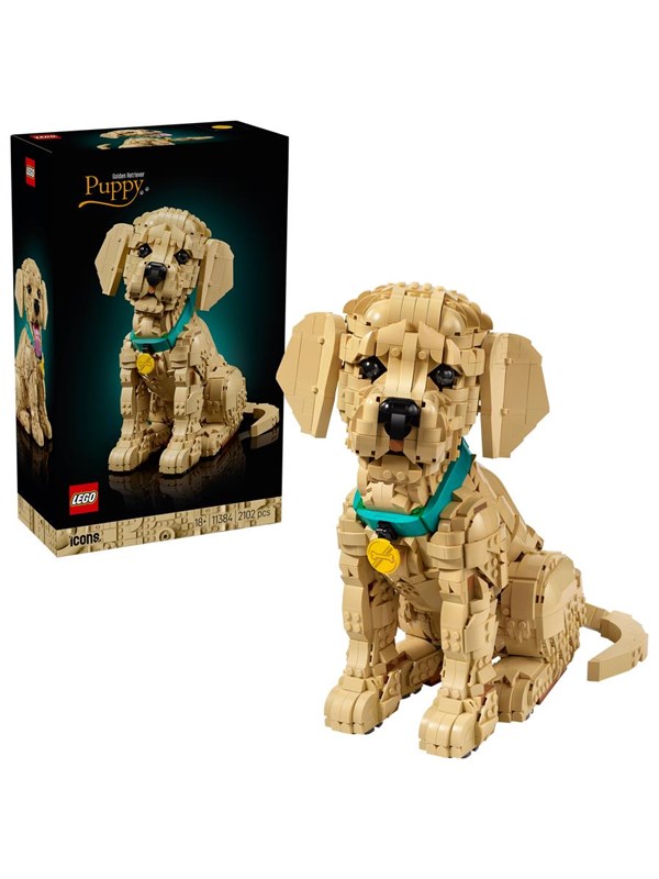 Produktfoto för LEGO Icons 11384 Golden retriever-valp