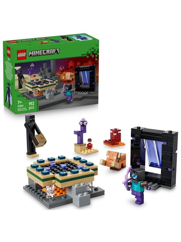 LEGO Minecraft 21584 Resa med Nether- och End-portal