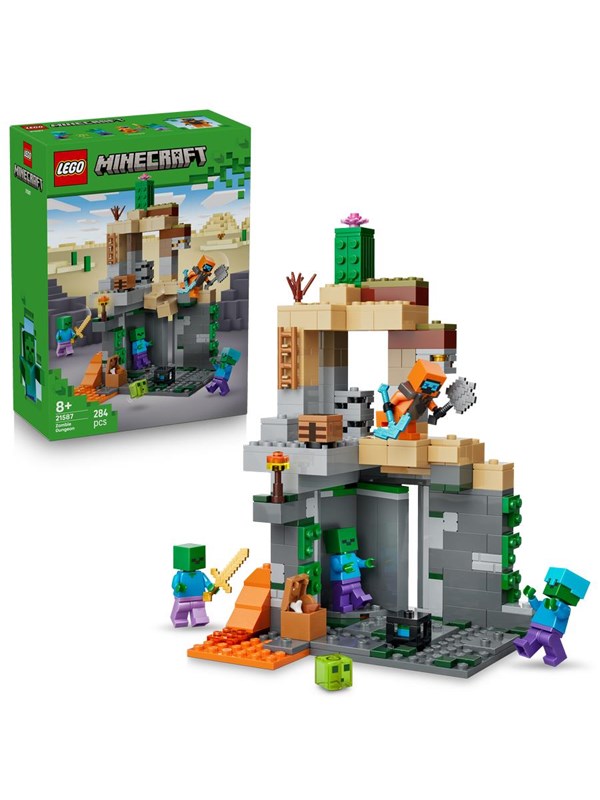 Produktfoto för LEGO Minecraft 21587 Zombiehåla