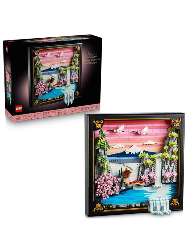 Produktfoto för LEGO Art 31218 Landskap med japanska körsbärsblommor