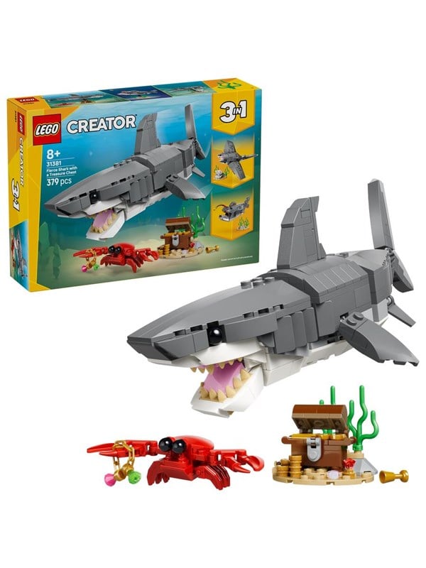 LEGO Creator 31381 Vildsint haj med skattkista