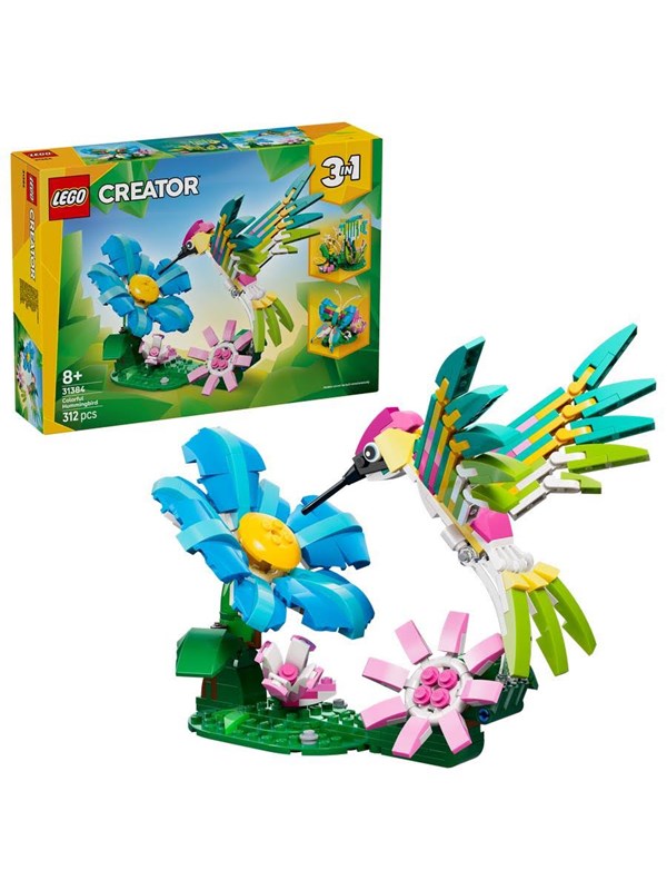 LEGO Creator 31384 Vilda djur: färgglad kolibri