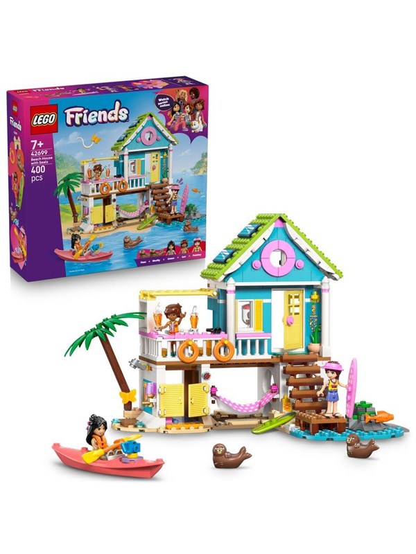 Produktfoto för LEGO Friends 42699 Strandhus med sälar