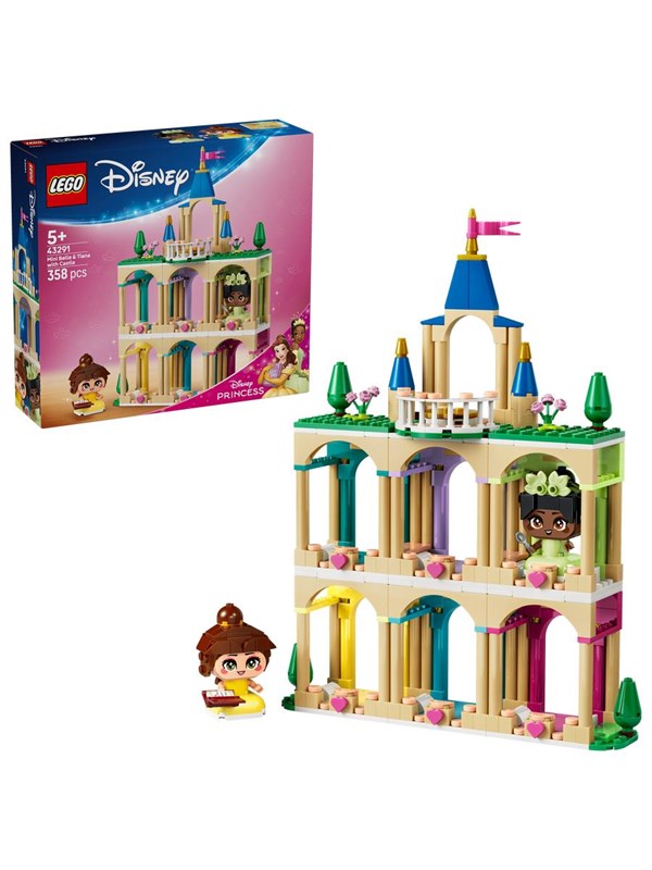 Produktfoto för LEGO Disney 43291 Belle och Tiana med slott i miniformat