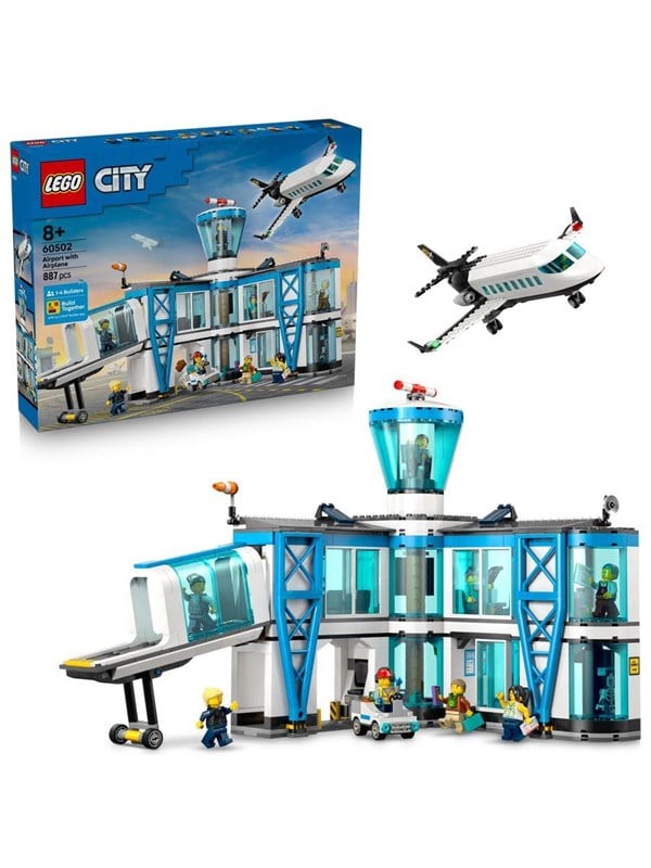 LEGO City 60502 Flygplats med flygplan