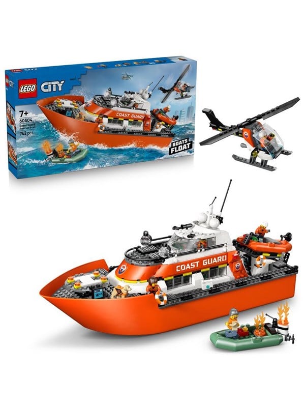 LEGO City 60504 Kustbevakningens räddningsbåt och helikopter - SEK 779 - Spara 20%
