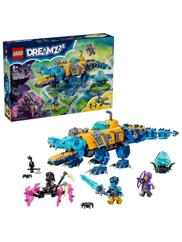 Produktfoto för LEGO DREAMZzz 71512 Krokodilubåt