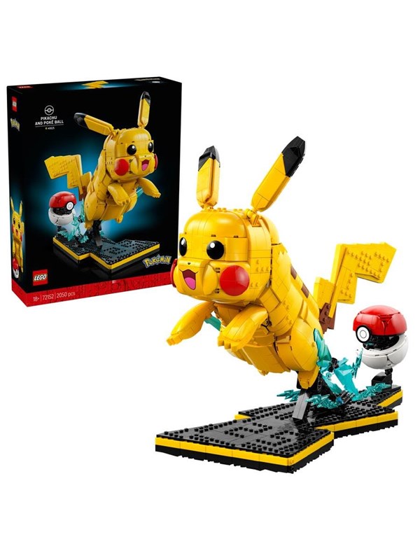 Produktfoto för LEGO Pokémon 72152 Pikachu och Poké Ball