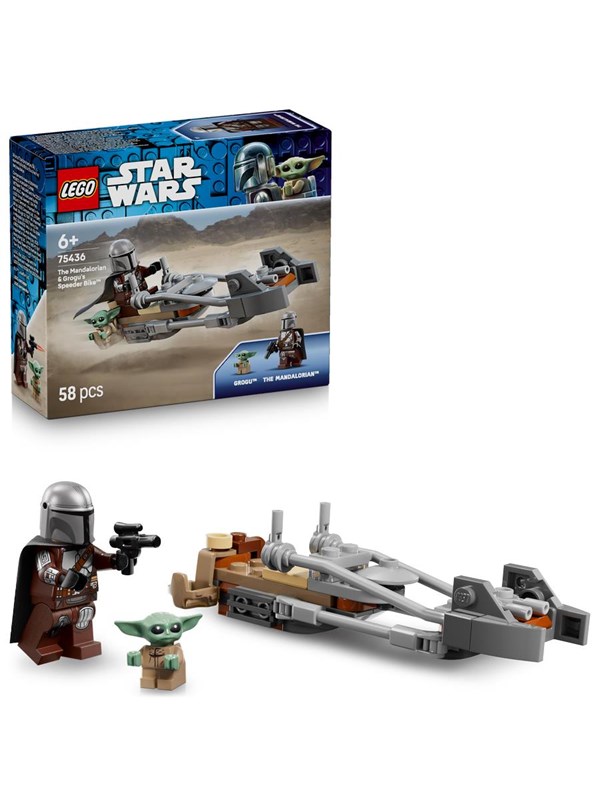 LEGO Star Wars 75436 The Mandalorian & Grogu's Speeder Bike™