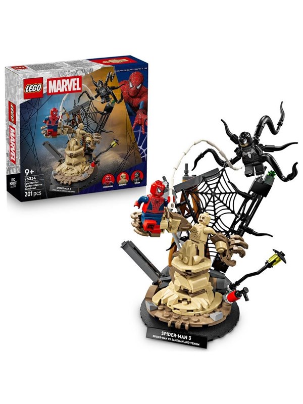 Produktfoto för LEGO Super Heroes Marvel 76334 Episk strid: Spider-Man mot Sandman