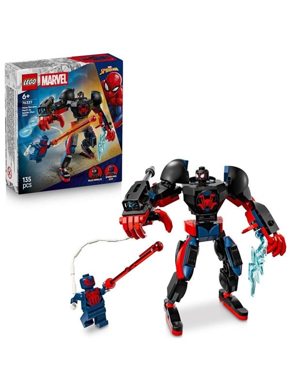 LEGO Marvel 76337 Miles Morales robot mot Spider-Man 2099