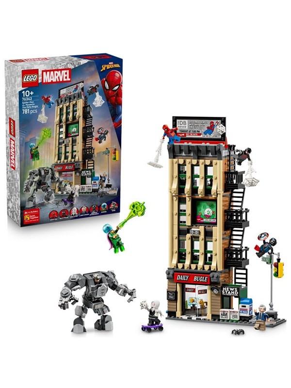 Produktfoto för LEGO Super Heroes Marvel 76342 Spider-Man mot Mysterio: Daily Bugle