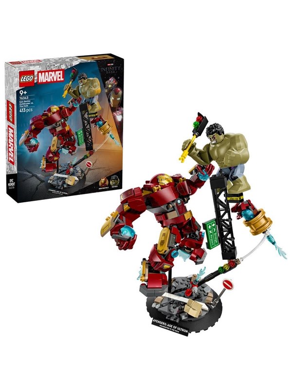 Produktfoto för LEGO Super Heroes Marvel 76343 Episk strid: Hulkbuster mot Hulk