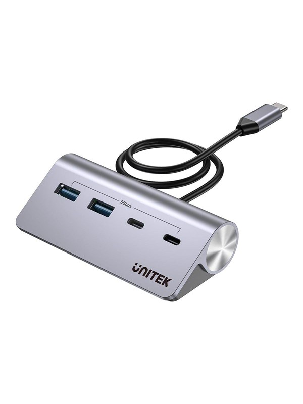 Unitek uHUB Q4 - hub - 4-in-1 - 4 ports USB Hub - 4 porte - Grey