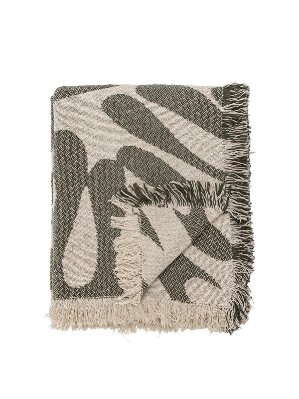 Bloomingville - Alk Throw - Green - Cotton - Köp för SEK 180 - Spara 20%