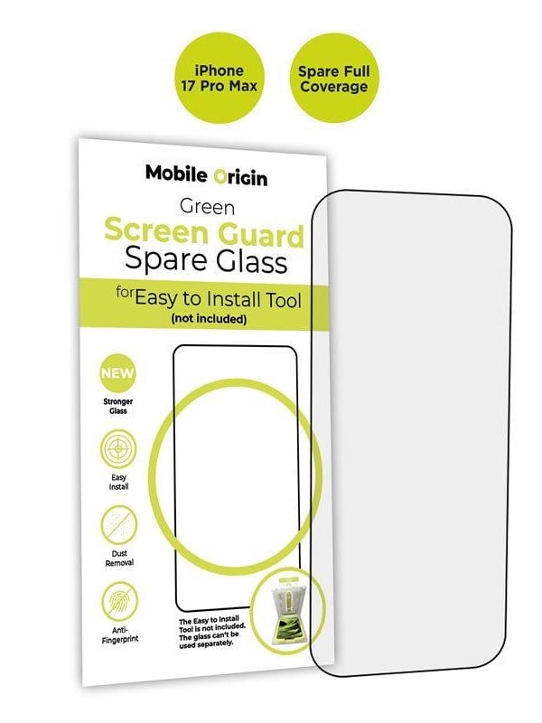 Mobile Origin Screen Guard Spare Glass Full Coverage - iPhone 17 Pro Max