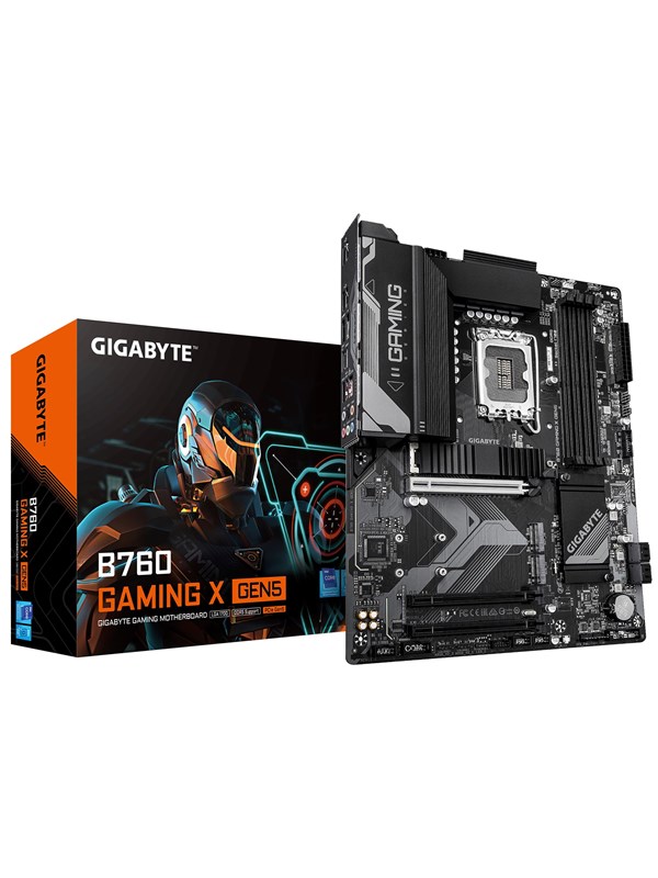 GIGABYTE B760 GAMING X GEN5 Moderkort - Intel B760 - Intel LGA1700 - DDR5 RAM - ATX