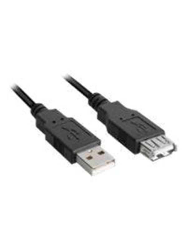 Sharkoon - USB extension cable - USB to USB - 1 m