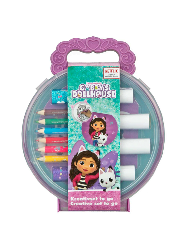 Undercover Gabby's Dollhouse Creative Coloring Set in Case