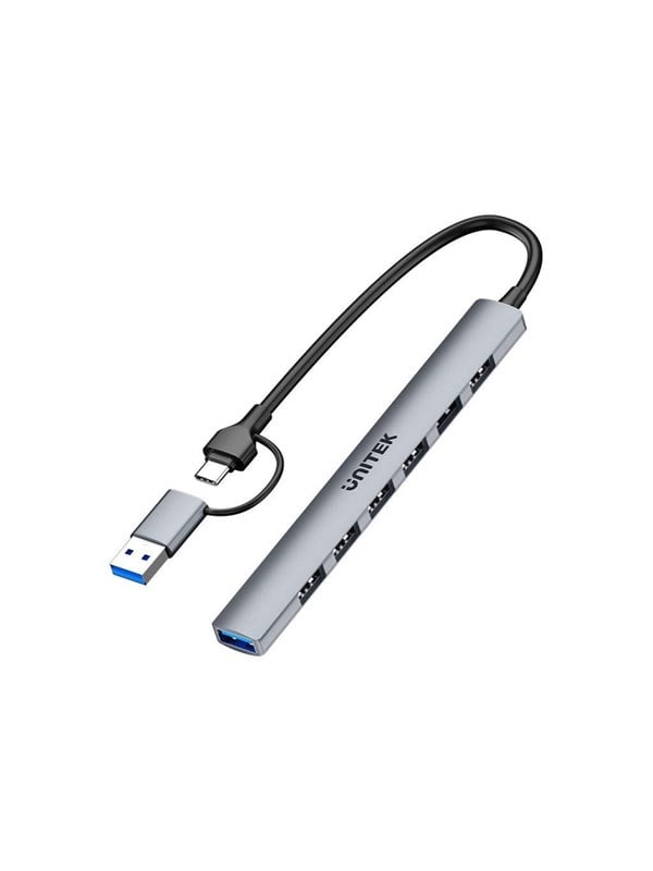 Unitek uHUB S7 USB Hub - 7 porte - Grey