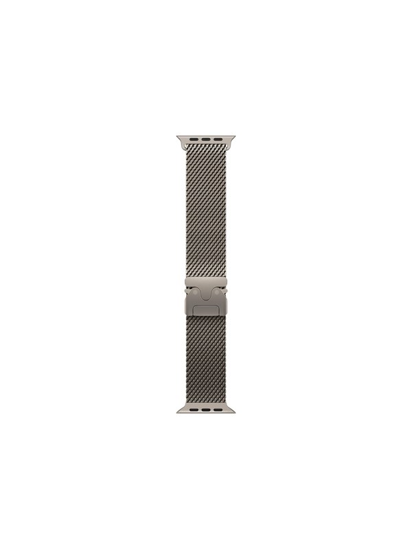 Apple 49mm Natural Titanium Milanese Loop - Large