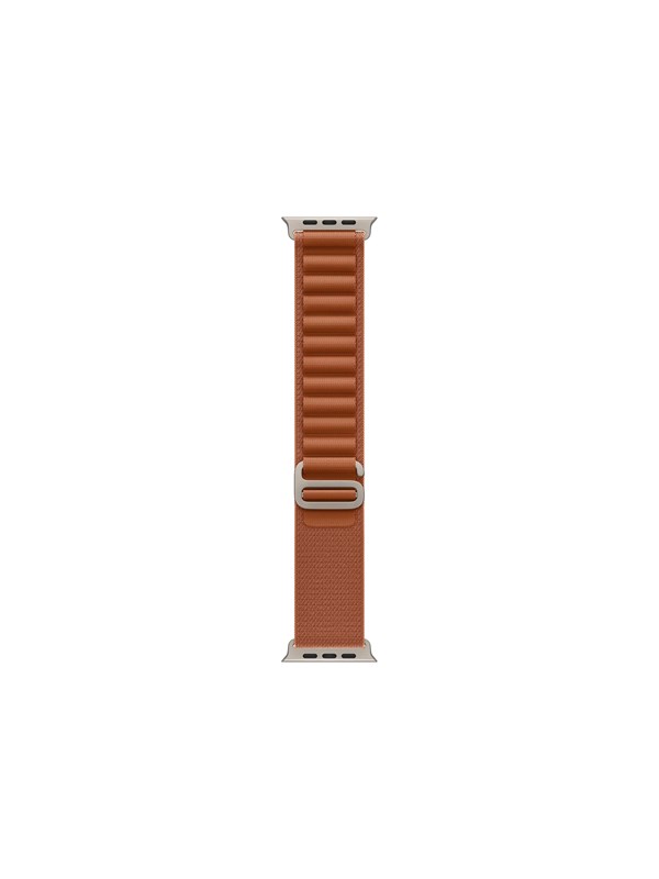 Apple 49mm Terra Cotta Alpine Loop - Medium - Natural Titanium Finish