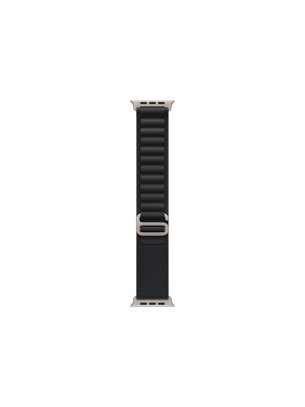Apple 49mm Black Alpine Loop - Small - Natural Titanium Finish