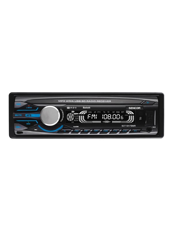 Sencor SCT 5017BMR - Car - digital receiver - in-dash unit - Single-DIN - Bilradio
