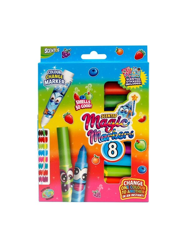 Scentos Magiska Tuschpennor 8-pack i