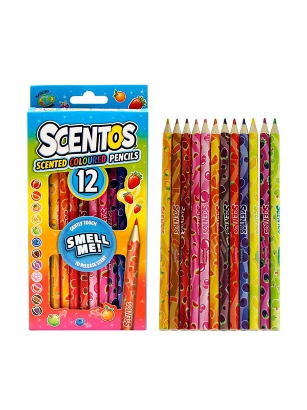 Scentos Färgpennor 12-pack i
